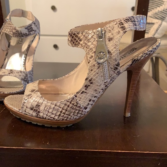 Michael Kors Snakeskin Stilettos - Picture 9 of 11